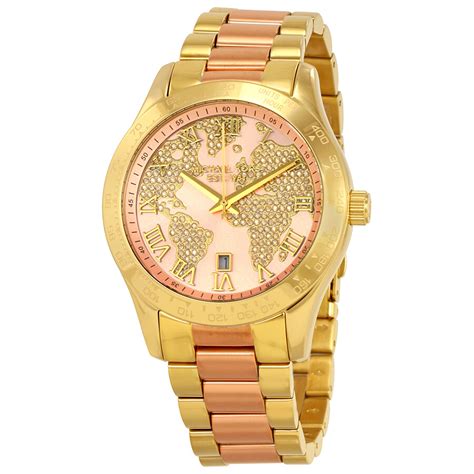 Michael Kors Layton Rose Dial Two